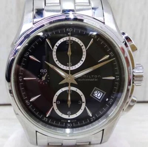 HAMILTON Jazzmaster Auto Chronograph H326160 Automatic Used Wristwatch - Picture 1 of 10