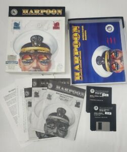 Harpoon 1989 BIG BOX IBM TANDY VIDEO GAME 