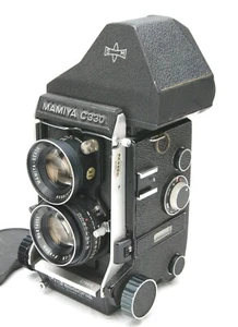 Vintage Mamiya C330 Professional 6x6cm Camera With Prism Finder & 2,8/80mm Lens. - Picture 1 of 5