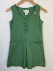 Vintage 80s/70s Girl Scout Uniform Green Dress GSA Official Sz 8