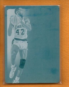 JAMES WORTHY 2015-16 NATIONAL TREASURES 14-15 NT GOLD LOGOMAN CYAN PLATE 1/1