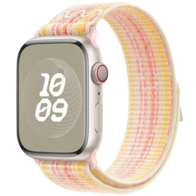 Correa deportiva de nailon para Apple Watch 11 10 9 8 7 6 40/45/42/46/49 mm correa ultra bucle Foto 1 de 4