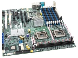 Intel S5000PSL 2x LGA771 8x DDR2 SAS E11025-302 S5000PSLSASR - Picture 1 of 2