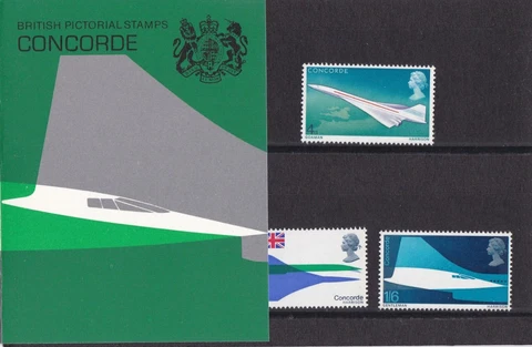 Great Britain 1969 Concorde British Pictorial Stamps Presentation Pack NH Cover