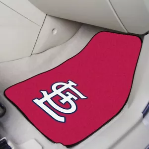 MLB - St. Louis Cardinals 2-pc Carpet Car Mat Set 17"x27" - Picture 1 of 5