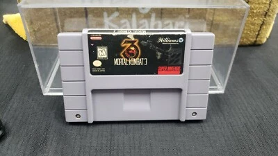 AUTHENTIC MORTAL KOMBAT 3 SUPER NINTENDO SNES VIDEO GAME LOOSE - Image 1 of 4