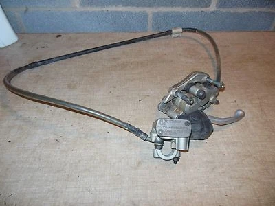 04 Honda CR 125 R front brake master cylinder lever hose caliper pads system GC - Изображение 1 из 3