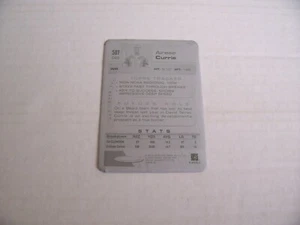 2005 TOPPS TOTAL FOOTBALL AIRESE CURRIE PRINTING PRESS PLATE BACK #ed 1/1 - Picture 1 of 2