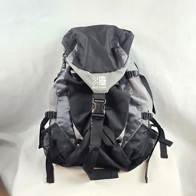 Karrimor H2O Wind Tunnel Black Grey Hiking Large Rain Cove Rucksack Backpack   - Image 1 of 4