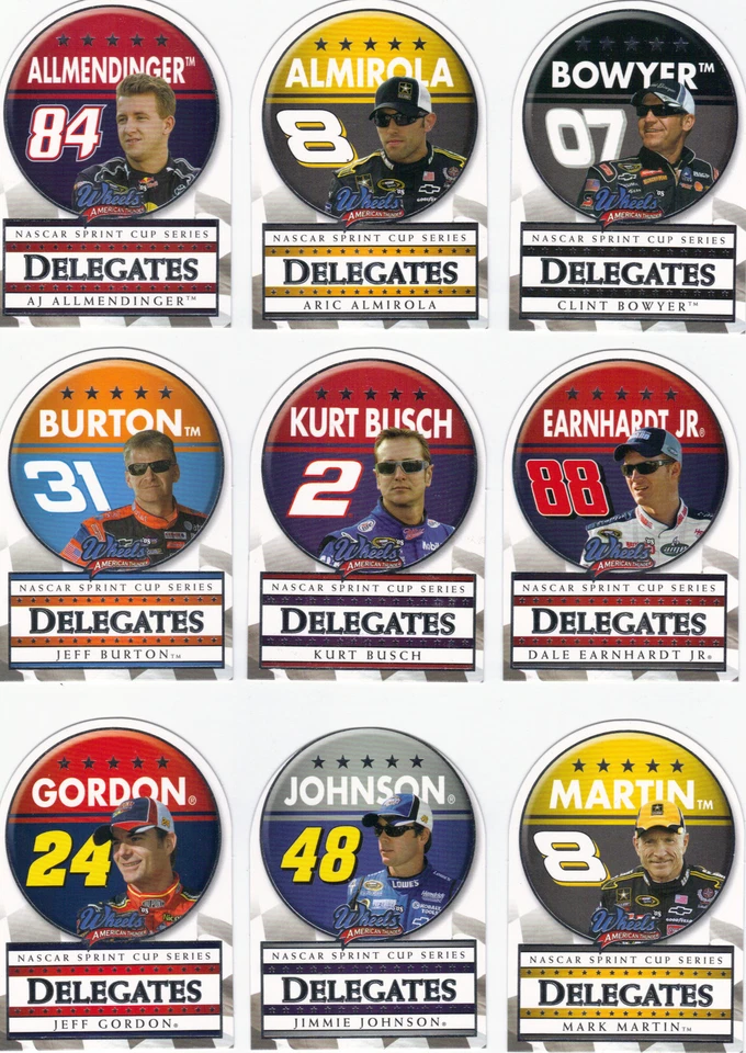 2008 American Thunder DELEGATES--#D 2 Aric Almirola--ONE CARD ONLY! - Image 1 of 3