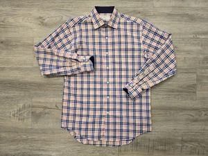 Lorenzo Uomo The Perfect White Hemd Herren 15,5 (32-33) bunte Borte Passform Baumwolle - Bild 1 von 14