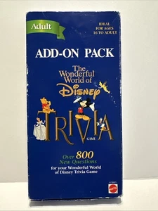 The Wonderful World of Disney Trivia Add-On Pack Familie 800 Fragen versiegelt - Bild 1 von 5