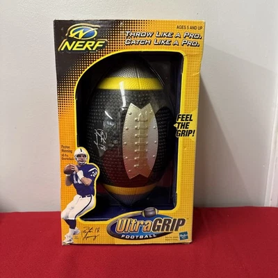 РЕДКАЯ 2001 NERF ULTRA ЗАХВАТ ПЕЙТОН MANNING ФУТБОЛ HASBRO НОВЫЙ! - Изображение 1 из 4