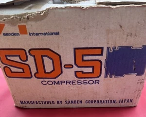 Sanden SD-5 A/C Compressor New Old Stock - Bild 1 von 2