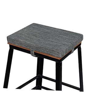 Rectangle Bar Stool Cushions, Non-Slip 11.8"D x 15.7"W x 1.5"H Qdst-grey - Picture 1 of 8