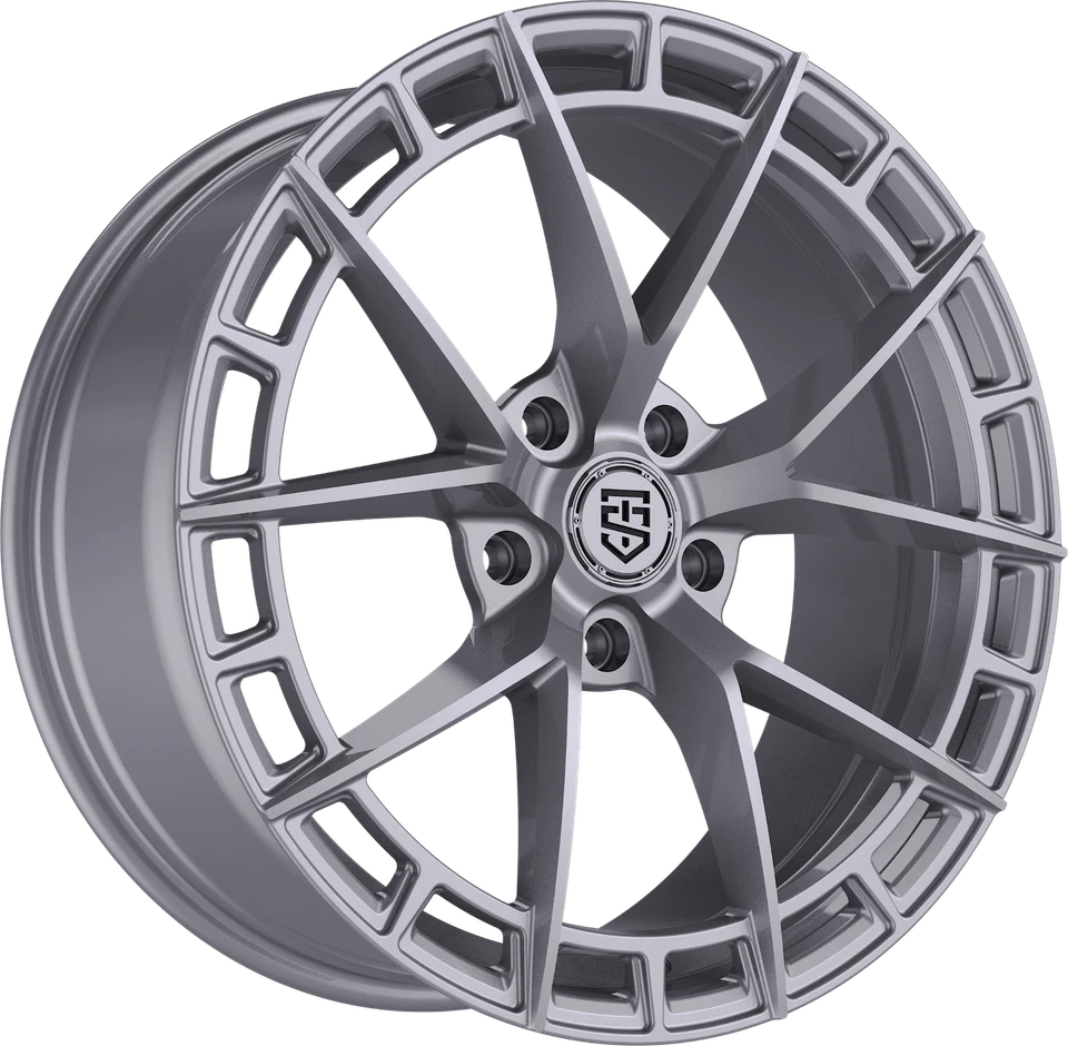 1 TIS Motorsports 22x10 6X5.50 +24 504MS Machined & Silver Wheel Rim - Imagem 1 de 4