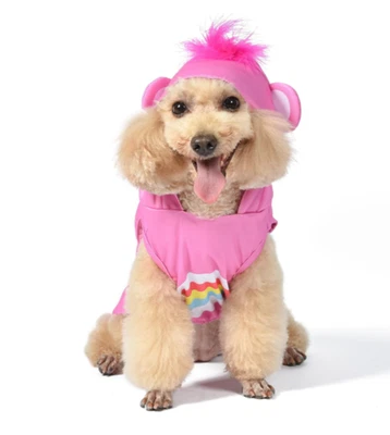 Care Bear for Pets Halloween Cheer Bear Sleeveless Hoodie Dog Costume Size M - Image 1 of 4