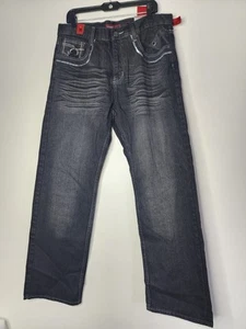 Jeans Chams Premium taglia 36 da uomo grigio scuro lavaggio - Foto 1 di 6