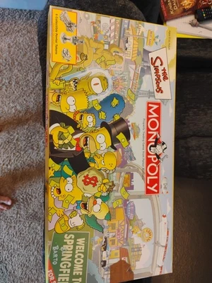 Hasbro Monopoly The Simpsons Edition Board Game - MN006-025 - Image 1 of 4