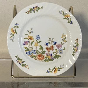 Aynsley Cottage Garden 6.25" Bread Plate Bone Chine England - Picture 1 of 3