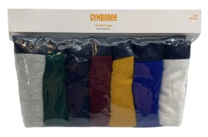 Gymboree Boys Size Large (10-12) 7 Briefs Underwear Multi-color Solid - 7 Pack - Picture 1 of 5