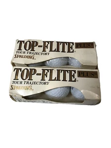 Spalding Top Flite Plus Two Sleeves 3 Pack Golf Balls Tour Trajectory NOS - Picture 1 of 12