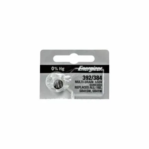 Energizer 392/384 SR41SW Silver Oxide Coin Cell Batteries 1.55V (100 BATTERIES) - Picture 1 of 4