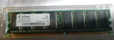 Infineon 256MB PC3200 DDR-400MHz Non-ECC Unbuffered CL3 184-Pin DIMM Memory - Image 1 of 2