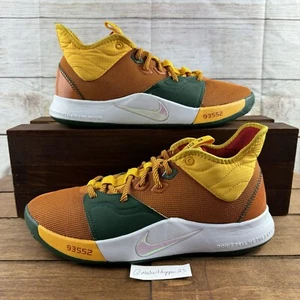 Nike PG 3 ‘All Star Game’ Multi-Color Yellow CI2140-901 Men Size 9 RARE - Picture 1 of 12