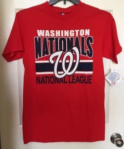 Camiseta roja de los Washington Nationals MLB para hombre talla S nueva con etiquetas - Imagen 1 de 5