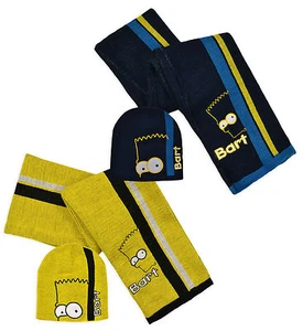 Niños HM4284 Bart Simpsons Sombrero Bufanda Set Por Los Simpson £3.99 - Imagen 1 de 9