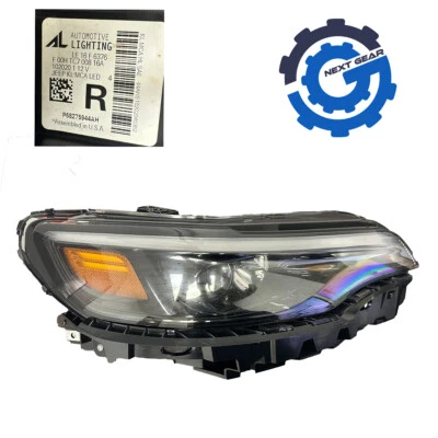 Lámpara de faro LED derecha OEM Mopar para Jeep Cherokee 2019-2023 68275944AH Foto 1 de 3