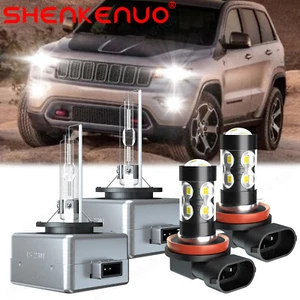 For Jeep Grand Cherokee 2014-2019 2020 Xenon HID Headlight Bulb High / Low Beam - Picture 1 of 12