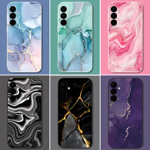 Do Samsung A55 A54 A16 A15 A25 A35 A34 A56 Marmur Odporne na wstrząsy silikonowe etui na telefon - Zdjęcie 1 z 19