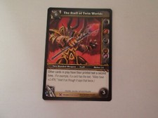 World of Warcraft: Drums "THE STAFF OF TWIN WORLDS" #234/268 Trading Card