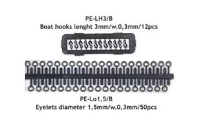Heller Golden Hind 1:96 - set of photo-etched patinated parts - Picture 1 of 3
