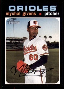 2020 Topps Heritage Baseball Mychal Givens Baltimore Orioles #237 - Picture 1 of 2
