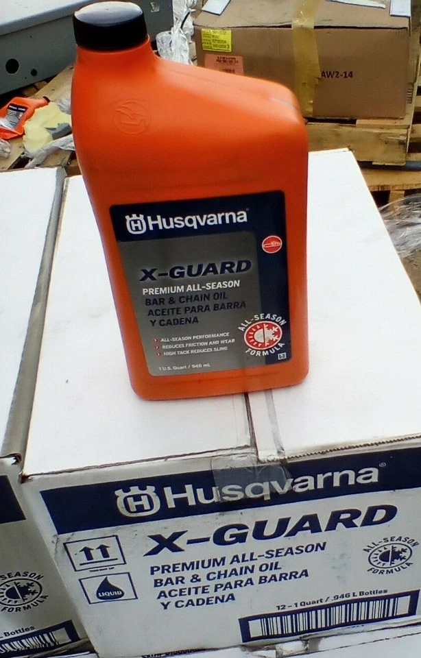 12/1 Qt. Genuine Husqvarna 593271903 Bar/Chain Oil, X-Guard Premium all season