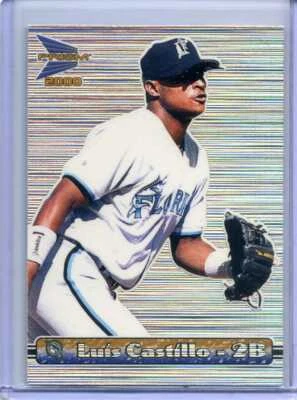 Luis Castillo 2000 Pacific Prism TINSEL SILVER - 1 OF 331 MADE - MARLINS - Image 1 of 2