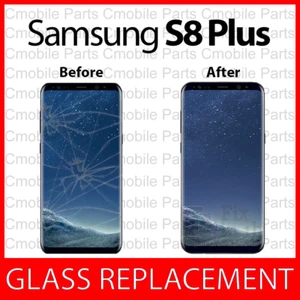 Samsung Galaxy S8/ S8 Plus Cracked Screen Front Glass Repair Service - Picture 1 of 2