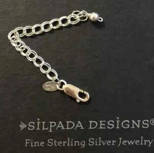 Extensor de collar de plata esterlina 925 Silpada N1649 - Imagen 1 de 17