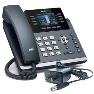 Yealink SIP-T44U Telefono IP con adattatore di alimentazione - Spedizione gratuita - Foto 1 di 1