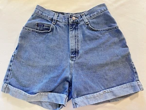 Vintage Lee Riders Cuffed High-Rise Mom Denim / Jean Shorts Women 6 - Picture 1 of 15