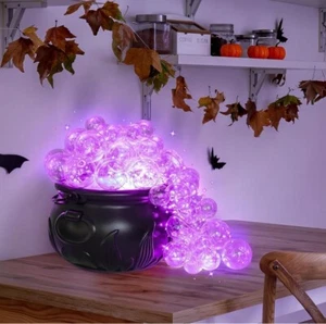 Halloween Decorations Outdoor,Halloween DIY Bubbling Cauldron Set, Black Plastic - Picture 1 of 8