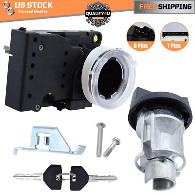 For Dodge Ram 3500 1994-1996 Ignition Lock Cylinder & Switch 19021096+4778122 - Image 1 of 4