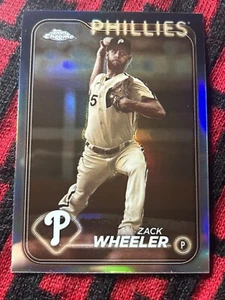 Zack Wheeler 2024 Topps Chrome #25 Sepia Philadelphia Phillies - Picture 1 of 4