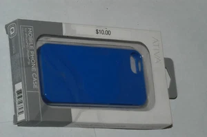 ATIVA SEMI SOFT MOBILE IPHONE 5/5S CASE COLOR blue - Picture 1 of 2