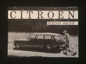 Vintage Rare Sales Brochure Citroen Station Wagon - Picture 1 of 3