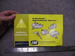 Industrial / Agricultural Mower Safety Manual by EMI Copyright 2000 - Bild 1 von 8