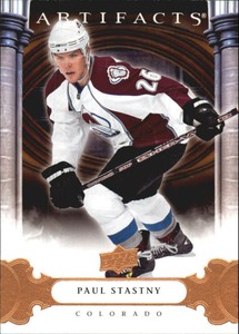 2009-10 Artifacts Colorado Avalanche Hockey Card #93 Paul Stastny